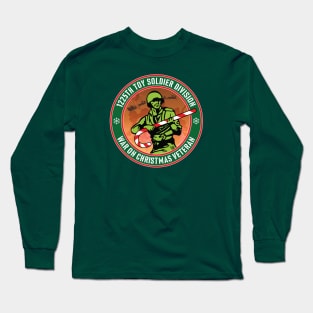 Army Men Toy Soldier War on Christmas - Funny Christmas Long Sleeve T-Shirt